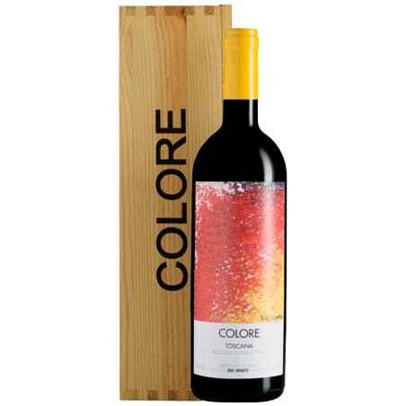 Toscana Rosso IGT Colore 2018 Bibi Graetz cassetta in legno