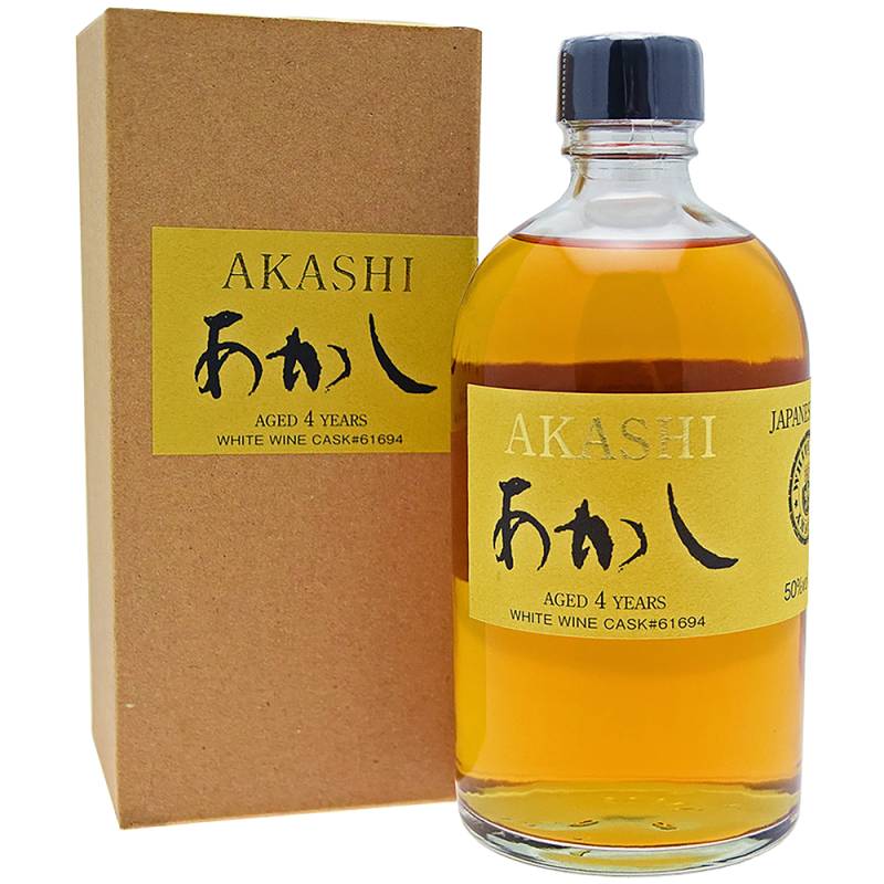 Whisky Akashi single malt 4 anni Cask White Oak Distillery astucciato