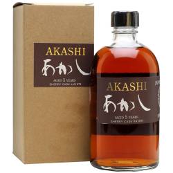 Whisky Akashi single malt 5 anni red wine cask White Oak Distillery astucciato
