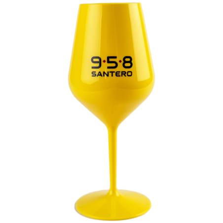 Bicchiere Santero 958 giallo a forma di calice