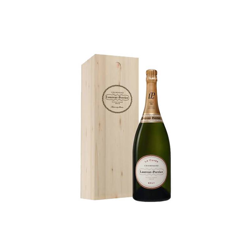 Champagne AOC La Cuvée Brut Laurent Perrier Magnum cassetta in legno