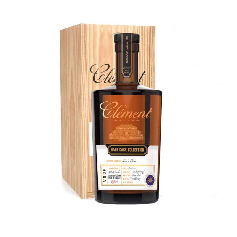 Rum Rare Cask Sassicaia 2000 Clement cassetta legno