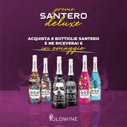 Santero 958 pack deluxe mix spumante extra dry 6 bottiglie + 6 omaggio