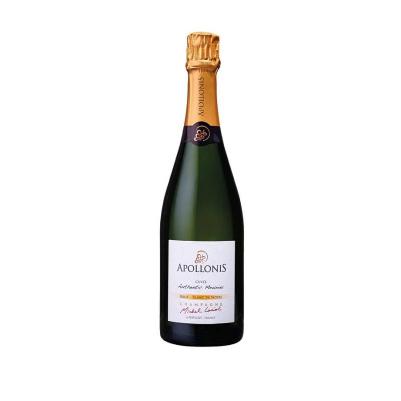 Champagne AOC Authentic Meunier Blanc De Noirs Brut Apollonis Michel Loriot