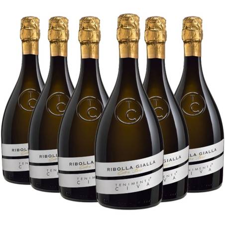 6 bottiglie di Spumante extra brut Ribolla Gialla Ronc Zoiis Tenimenti Civa