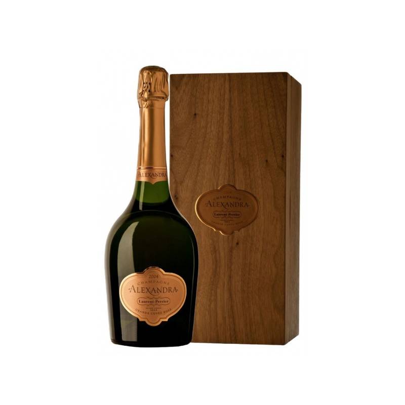 Champagne AOC Alexandra Cuvee Rosè 2004 Laurent Perrier cassetta in legno