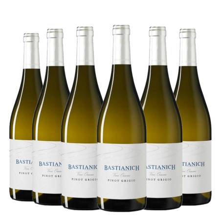 6 Bottiglie di Friuli Colli Orientali DOC Pinot Grigio 2021 Bastianich
