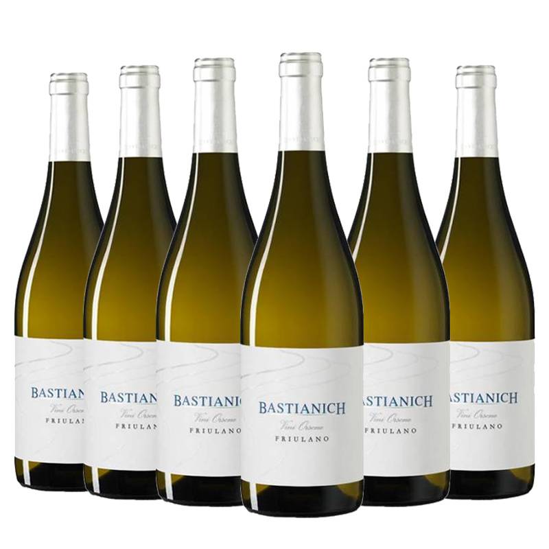 6 bottiglie di Friuli Colli Orientali DOC Friulano 2021 Bastianich