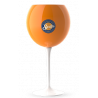 Bicchiere Santero 958 Calice Spritz arancione a forma di baloon