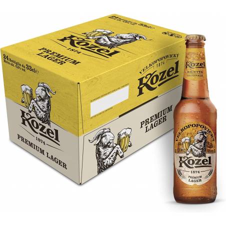 24 bottiglie di Birra Kozel Lagher 330ml 24 bottiglie di Birra Kozel Lagher 330ml