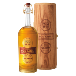 Grappa Due Barili Distillerie Poli con astuccio in legno