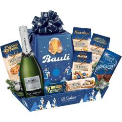Cesto Natalizio "Blu Cobalto" Le Cadeau