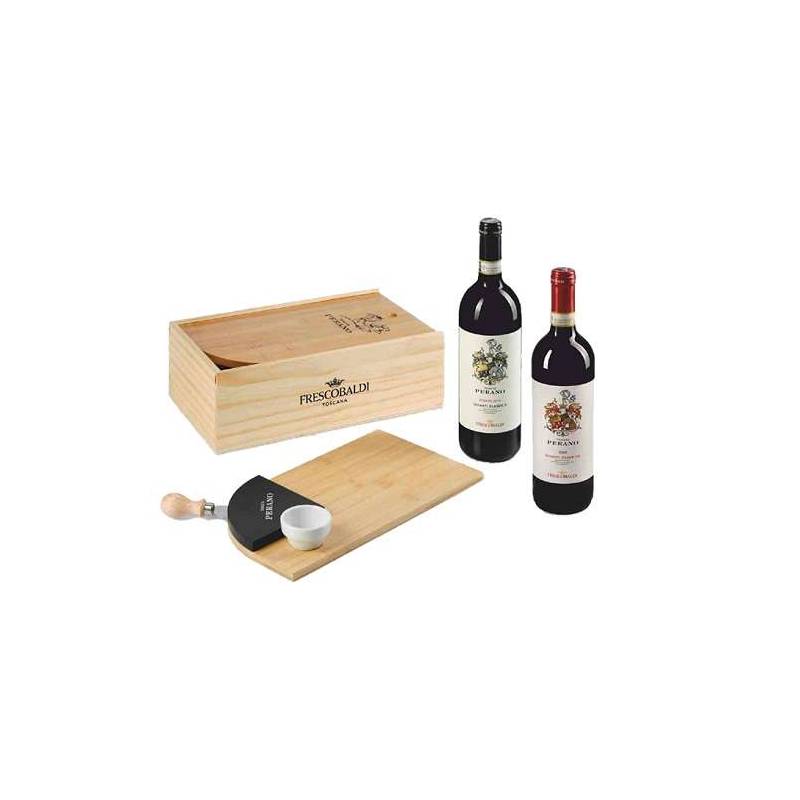 Confezione Regalo Armonie di Sapori Tenuta Perano In cassetta legno Frescobaldi