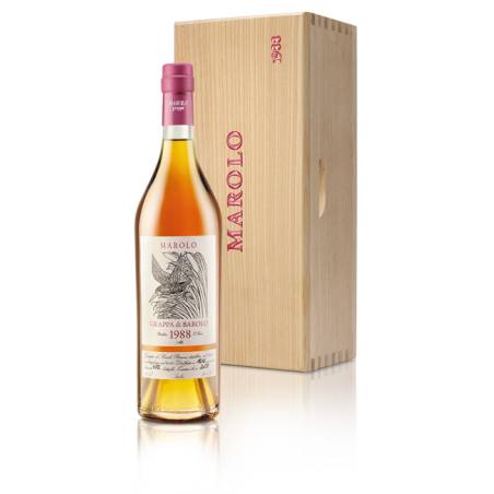 Grappa di Barolo Riserva 1988 Marolo cassa di legno Grappa di Barolo Riserva 1988 Marolo cassa di legno