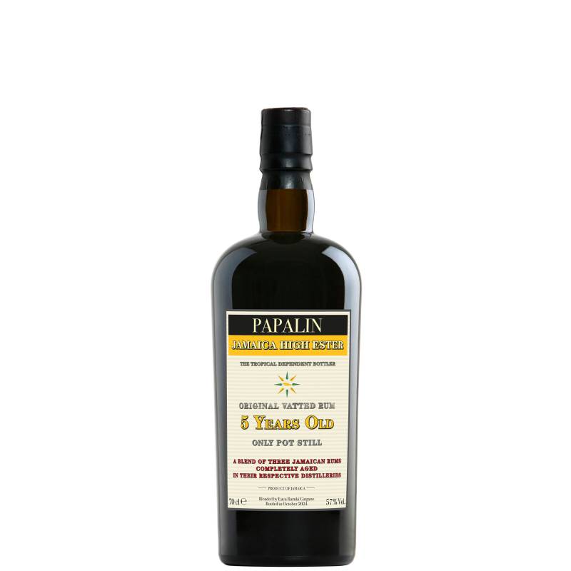 Rum Papalin Jamaica 5 anni Overproof 2024 astucciato