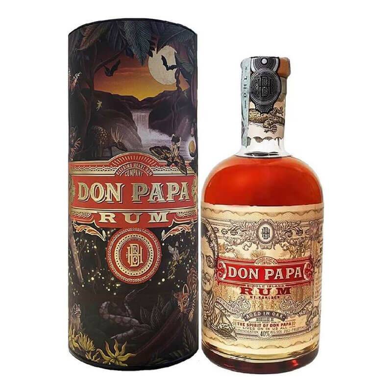 Rum Don Papa 7 anni edizione End of Year astucciato