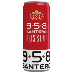 Santero 958 Spumante dolce Rossini aromatizzato ai frutti rossi in lattina