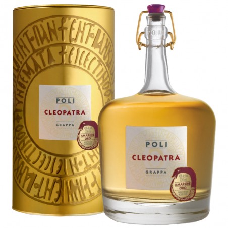 Grappa Cleopatra Amarone Oro con astuccio Distillerie Poli